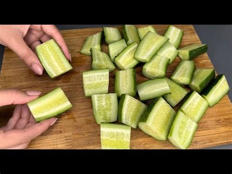 РЕЦЕПТ НАХОДКА! Блюдо из ОГУРЦОВ, которое мне не надоедает, сколько ни ...