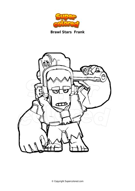 Brawl Stars Disegni Coloring Page Brawl Stars Mortis Supercolored The