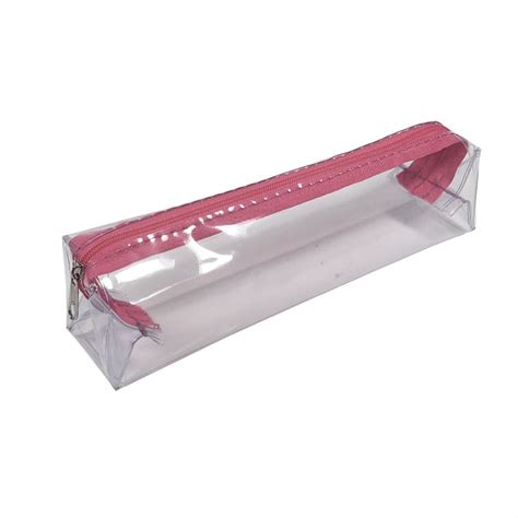 Estojo Transparente Em PVC DAC Rosa 4005 DAC