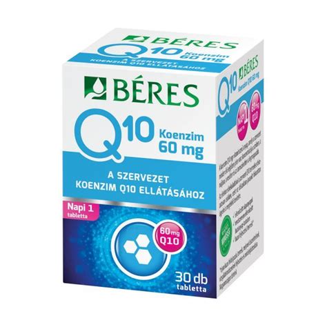 BÉRES Q10 Koenzim 60mg tabletta 30db