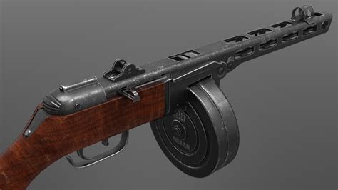 Ppsh-41 Submachine Gun in Weapons - UE Marketplace