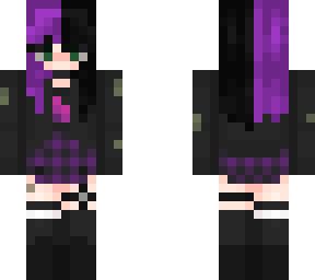 Purple Hair Blue Eyes | Minecraft Skins