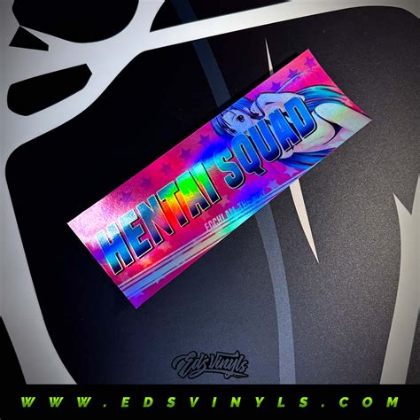 Hentai Squad Slap Sticker 2 Edsvinyls