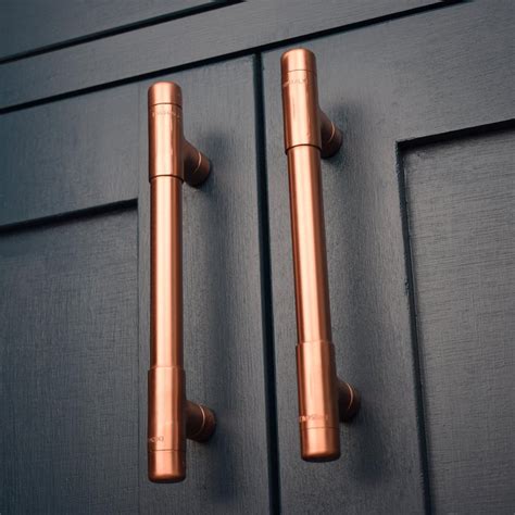 Copper Handles T Pull Copper Drawer Pull Cabinet Hardware Copper