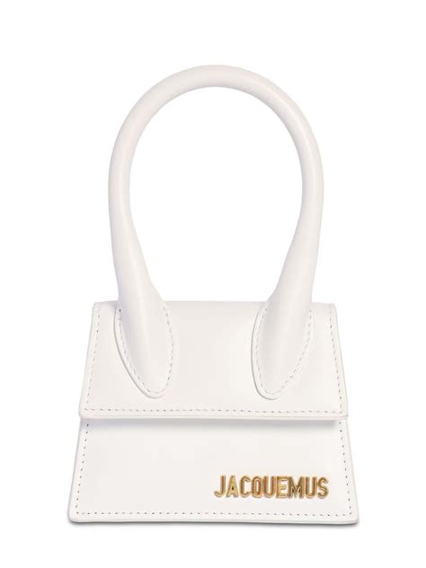 Jacquemus Le Chiquito Leather Bag In White Lyst