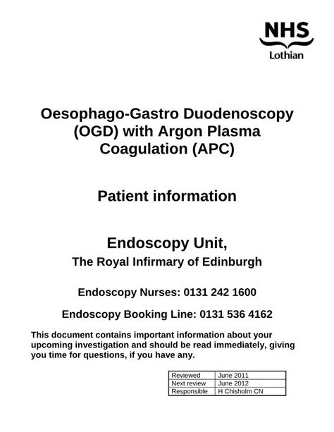 Pdf Oesophago Gastro Duodenoscopy Ogd With Argon Oesophago