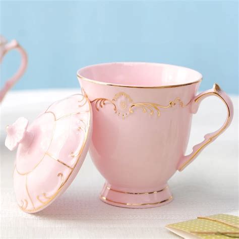 Exquisite perfection pink Office mug Beautiful elegance ceramic coffee mugs Beverage cup-in Mugs ...