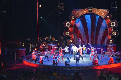 Ringling Bros Barnum And Baily Super Circus Heroes Flying Into A City