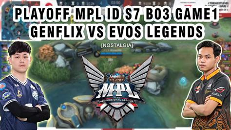 Genflix Aerowolf VS Evos Legends PlayOffs Hari 1 BO3 GAME 1 MPL ID