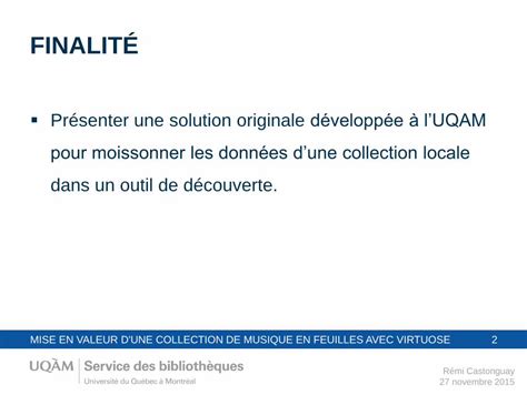 PDF MISE EN VALEUR D UNE COLLECTION DE MUSIQUE EN Sqacbm Org Sites