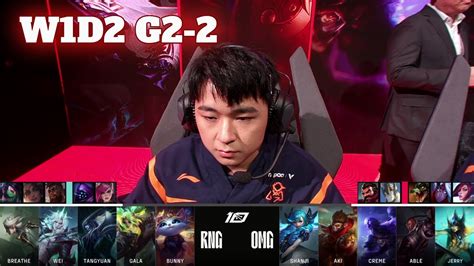 Rng Vs Omg Game Week Day Lpl Spring Royal Never Give