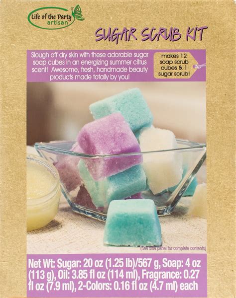 Sugar Scrub Kit Makes 12 Soap Scrubs And 1 Sugar Scrub