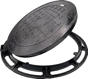 Mosinsbo Cast Iron Manhole Cover And Frame Black Septic Tank Lid