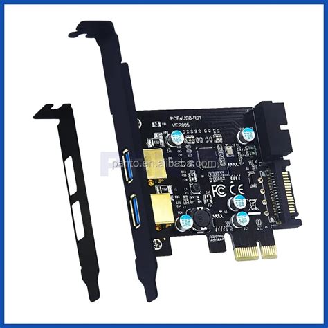 External 4port Usb3 0 Port Pci E Pci Express Gold Finger Connector With Sata 15pin Power 5gbps