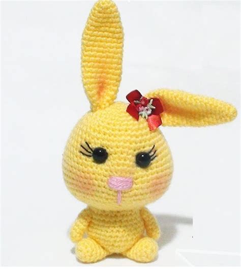 Amigurumi Coelhinha Mimosa Em Croch Material E V Deo Bigtudo