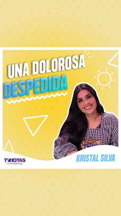 Kristal Silva rompe en llanto al recordar a un ser querido Vídeo