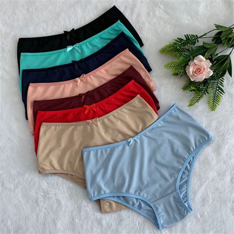 Kit Calcinhas Calçola Básica Tangão Calçola Senhora Cintura ALta Conforto Lingerie Revenda