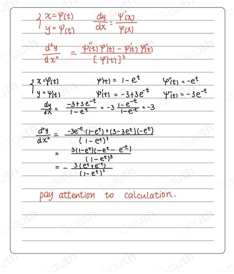 Solved Consider The Parametric Curve Given By X T E T Y 3t 3e A