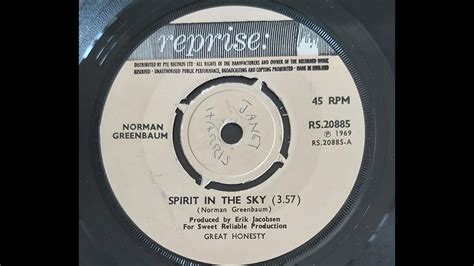 Norman Greenbaum Spirit In The Sky 1969 45 Rpm Youtube