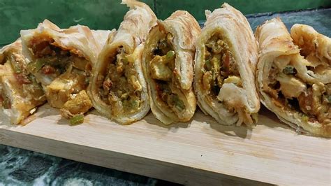 Chicken Kathi Roll Kathi Roll In Restaurant Style At Home How To