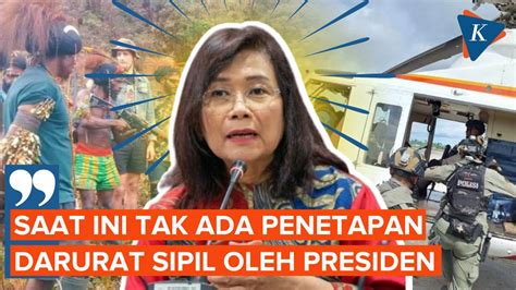 Istana Jawab Soal Status Darurat Sipil Papua Kompascom Vidio