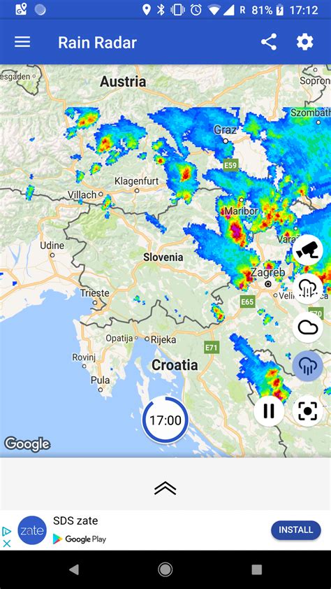 Rain Radar - App on Amazon Appstore
