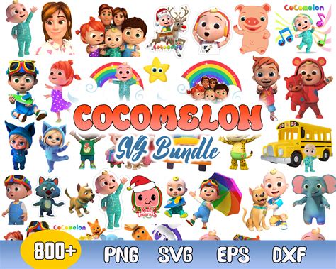 Bundle Cocomelon Svg Cocomelon Jj Svg Cocomelon Vector Co Inspire