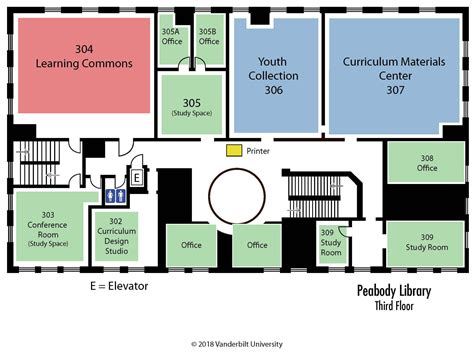 Library Floor Plans | Jean and Alexander Heard Libraries | Vanderbilt ...