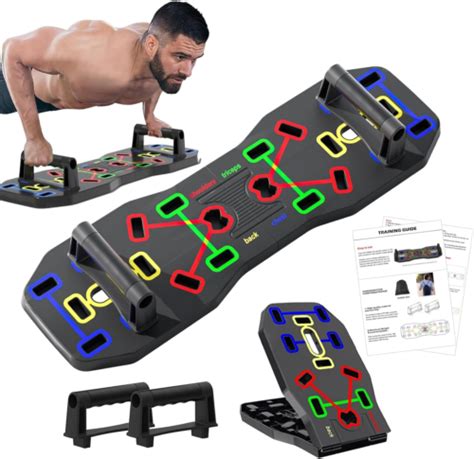 Push Up Board Portable Multi Function Foldable 10 In 1 Push Up Bar