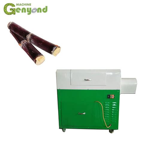 genyond mini sugarcane peeling peeler cutter cutting plant machine
