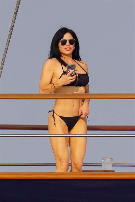 LAUREN SANCHEZ In Bikini At A Yacht In Beaulieu Sur Mer HawtCelebs