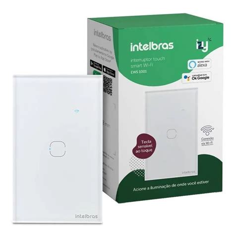 LOJA INTELBRAS EM SÃO PAULO EWS 1001 Interruptor touch smart Wi Fi