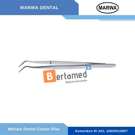 Jual Meriam Dressing Cotton Plier Dental Pliers Pinset Gigi