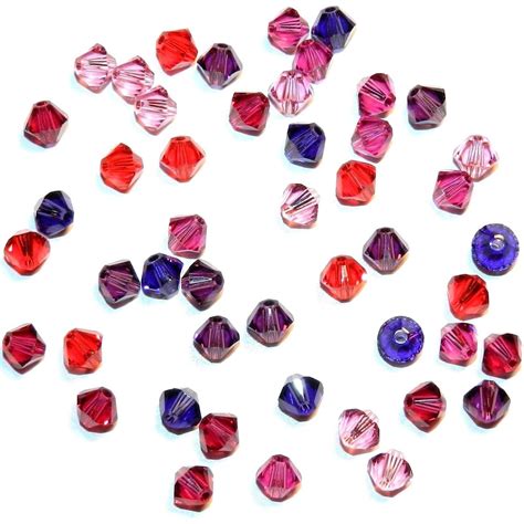 4mm Swarovski Crystal Bicone 5328 144 Pcs 1 Gross Of Beads Mix