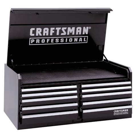 Craftsman 10-Drawer Ball Bearing Tool Chest, 56 in. Wide, Black