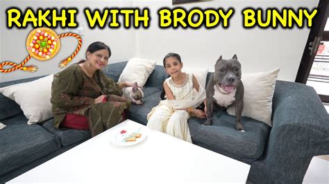 Rakhi Vlog With Brody Bunny 🐶 Harpreet Sdc Youtube