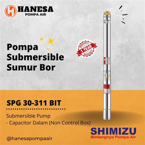 Jual Shimizu Spg Bit Hp Pompa Celup Sumur Dalam Non Control