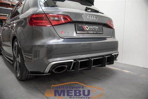 Maxton Design Audi Rs3 8v Sportback Street Pro Diffuser V2 Autosport Mebu