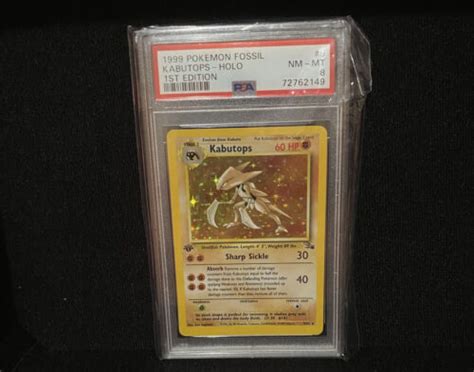 Pok Mon Tcg Kabutops Fossil Holo St Edition Holo Rare For Sale