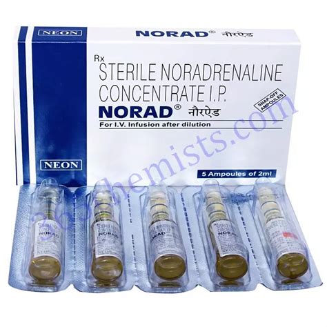 Norad 2mg Injection Norepinephrine 2mg USA Fast Delivery