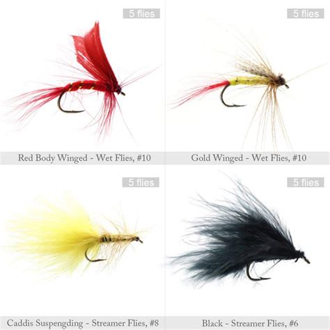 120pcs Fly Fishing Dry Flies Wet Flies Assortment Kit With Waterproof