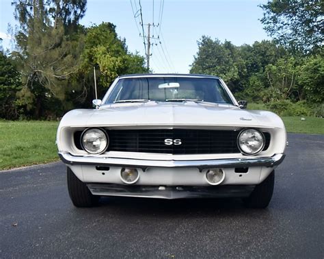 1969 Chevrolet Camaro Ss 396375 Hp X22 4 Speed Muncie Dover White For Sale