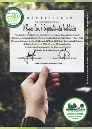 Mbigucci Recebe Destaque Ambiental Selo Verde Abc Rep Rter