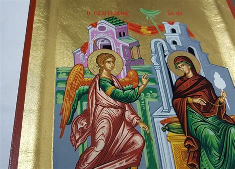 Ikone Verk Ndigung An Maria Engel Gabriel Icone Icon Annunciation