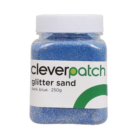 Cleverpatch Glitter Sand Dark Blue 250g Glitter Cleverpatch Art And Craft Supplies