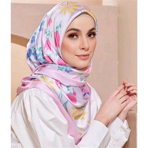 Malaysia Daily On Twitter Check Out Tudung Bawal Satin Printed