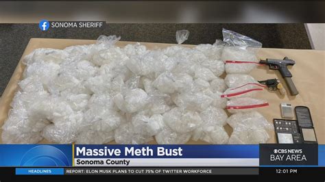 Nearly 73 Pounds Of Meth Seized In Sonoma County Drug Bust Youtube