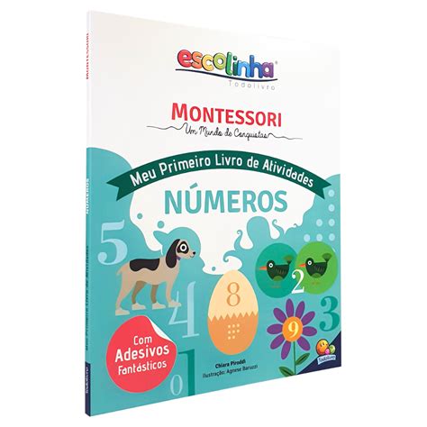 Kit 3 Livros Escolinha Montessori Meu Primeiro Livro De Atividades