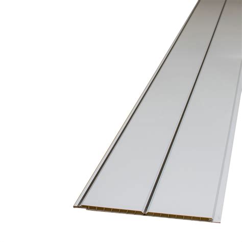 Decorceil Gloss White Chrome V Groove Ceiling Cladding 27m Aps