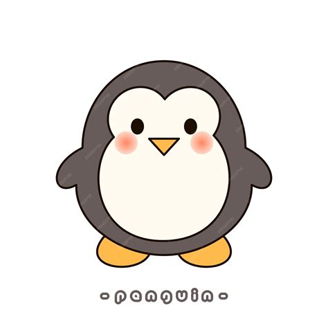 Premium Vector Vector Illustration Of Cute Baby Penguin Cartoon